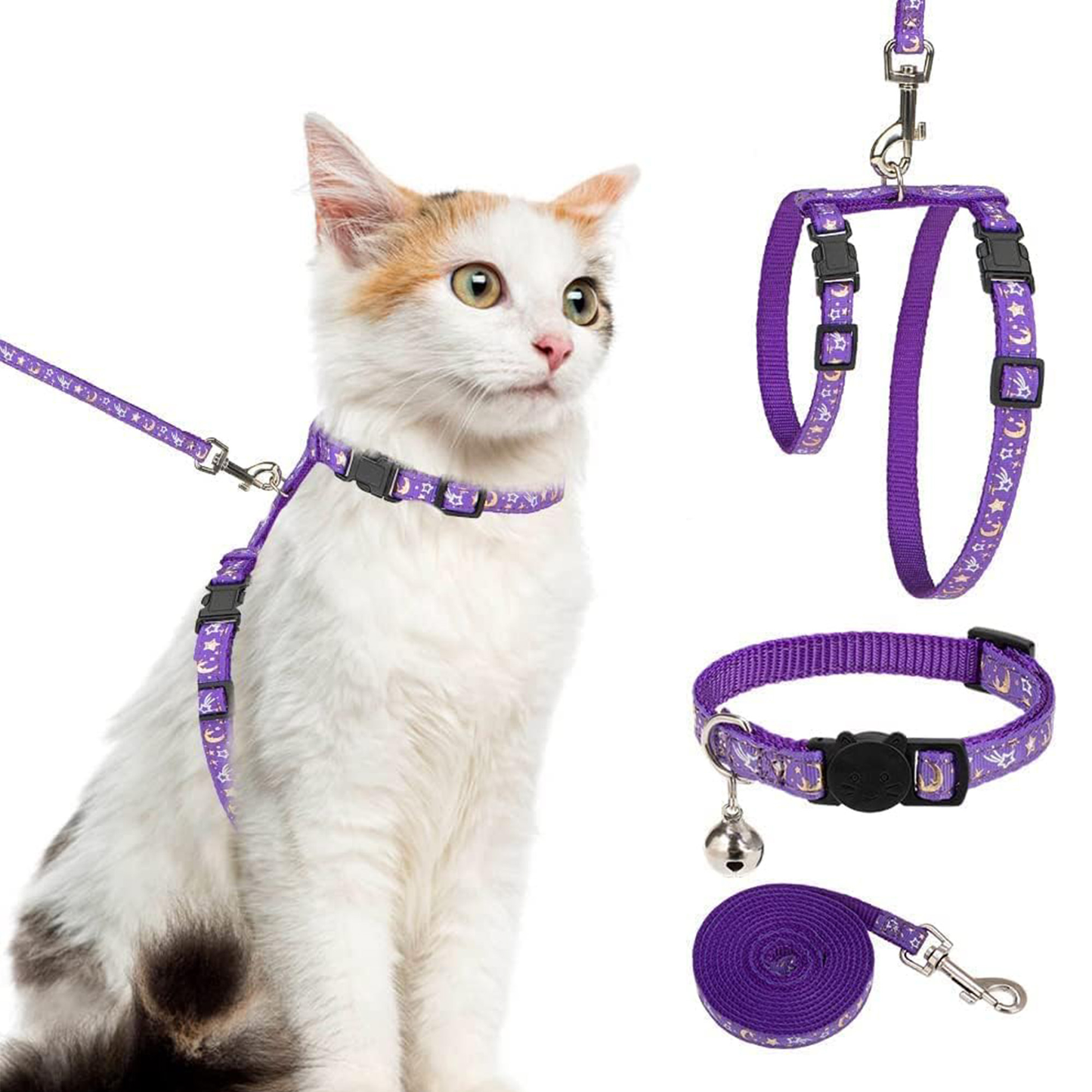 Purple Glow in dark celestial harness
