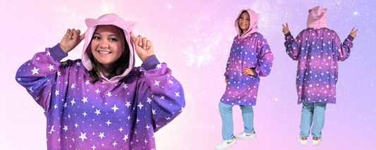 Cozy Season Just Got Cuter: Meet the Celestial Hoodie Blanket with Cat Ears