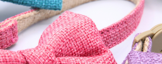 hemp cotton bowtie cat collar from kiokatt