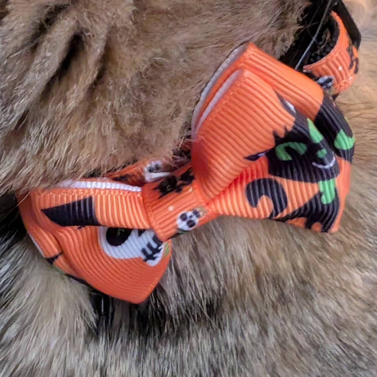Halloween Cat Bowtie Collars with charms and bells (4 Styles)