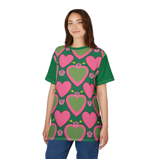Celestial Heart Thunder Oversized Tee – Anime-Inspired Style