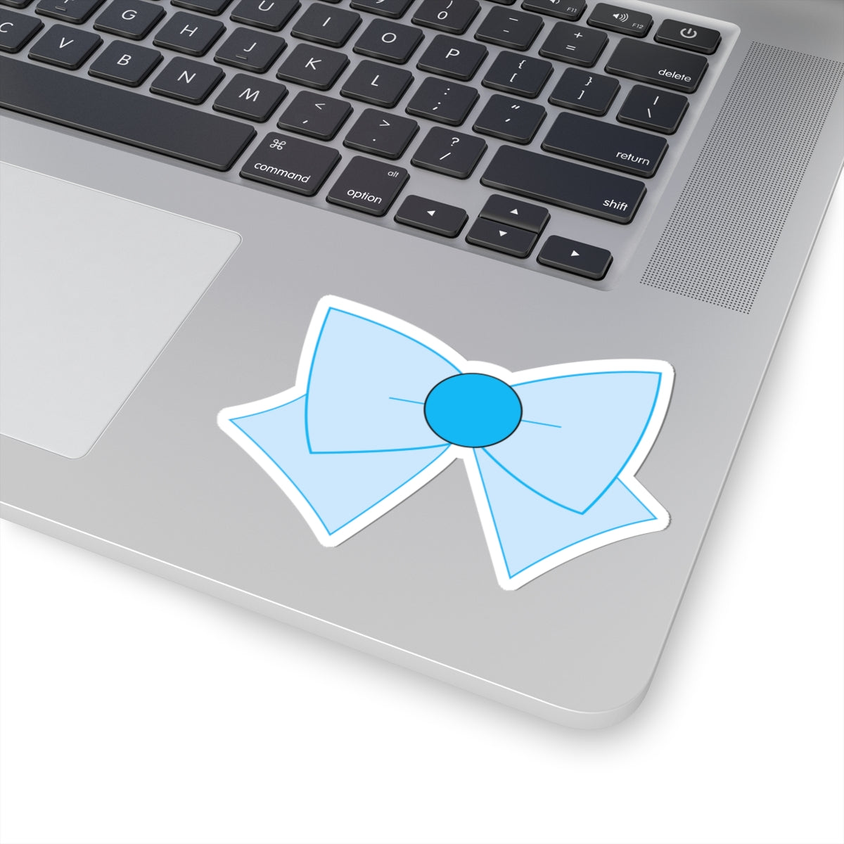 Magical Mercury Bow Stickers – Cool Blue & White Anime Decals for Planners, Laptops