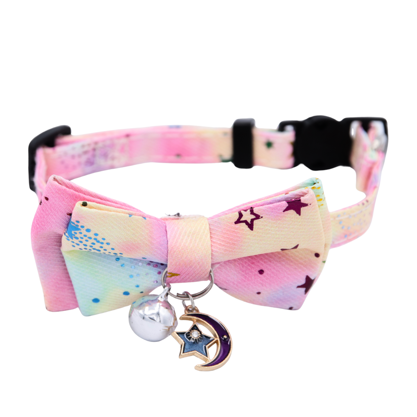 Peach Galaxy Cat Collar