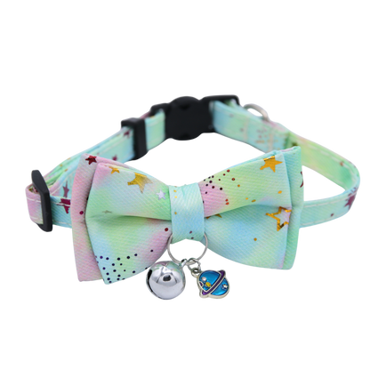 Green Galaxy Cat Collar