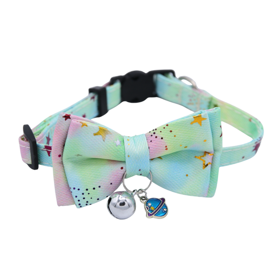 Green Galaxy Cat Collar