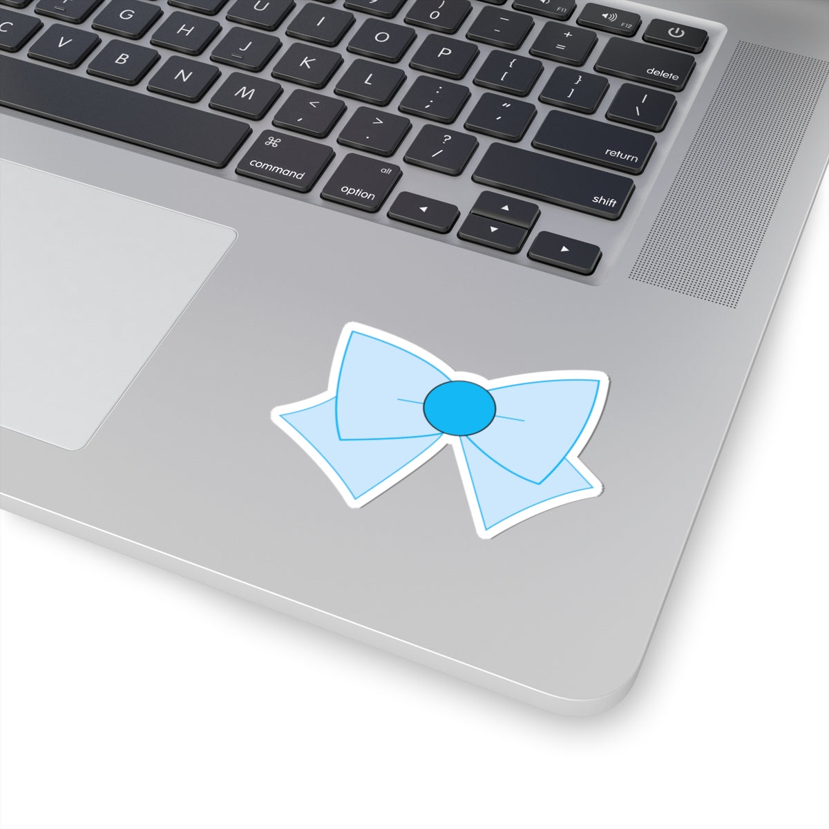 Magical Mercury Bow Stickers – Cool Blue & White Anime Decals for Planners, Laptops