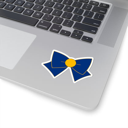 Magical Venus Bow Stickers – Bright Orange & Blue Kawaii Decals for Anime Fans