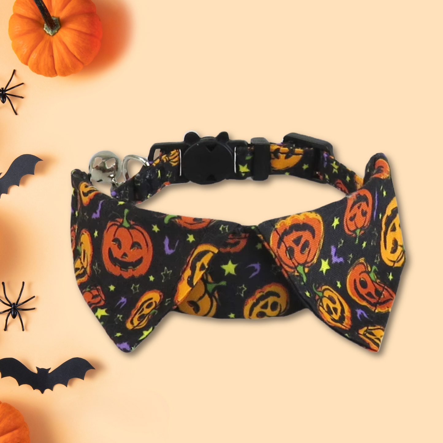 Halloween Cat Collar with Shirt Collar Design — Breakaway & Adjustable