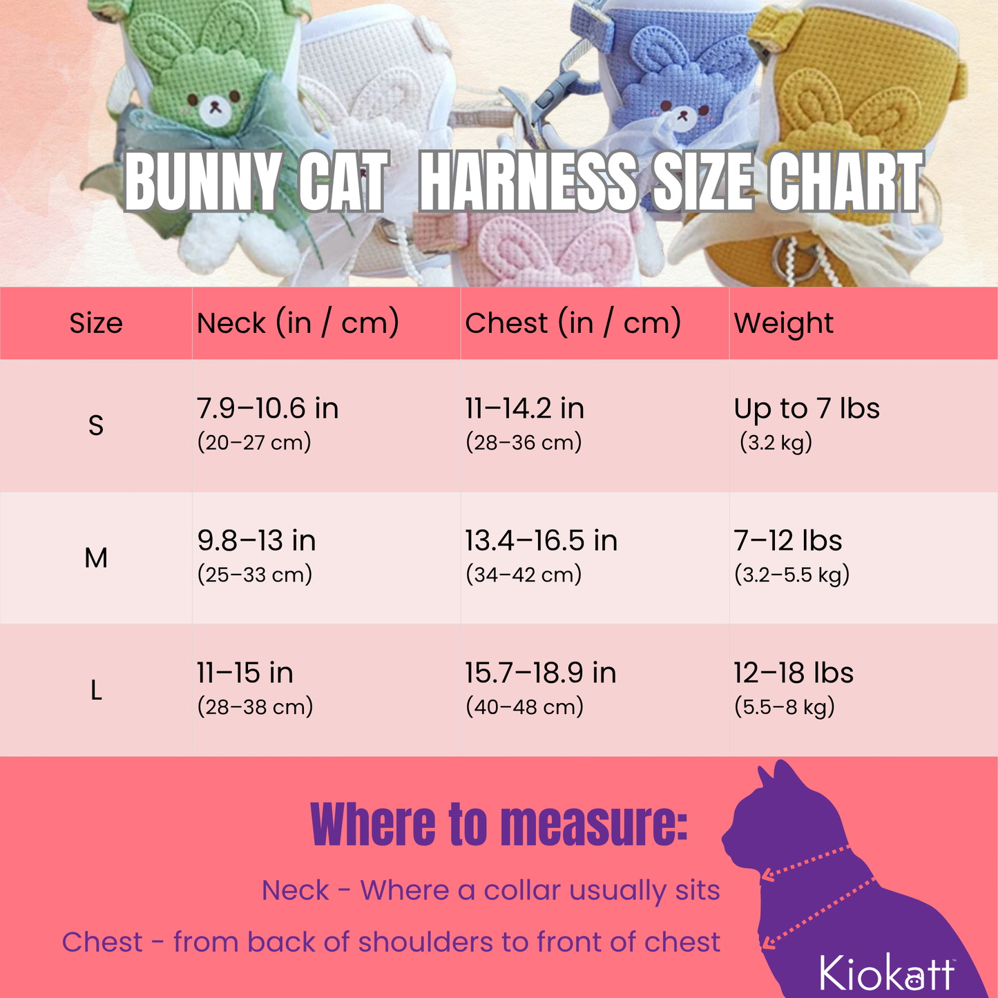 Green Bunny Bow Harness + Leash Set