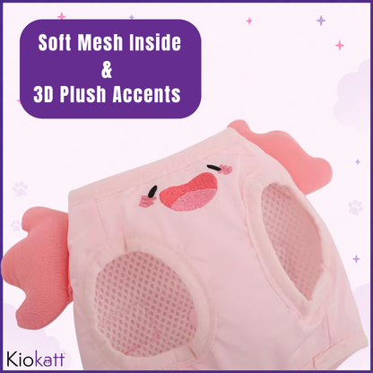 Pink Axolotl Cat Harness + Leash Set