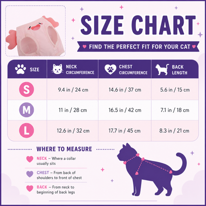 Pink Axolotl Cat Harness + Leash Set
