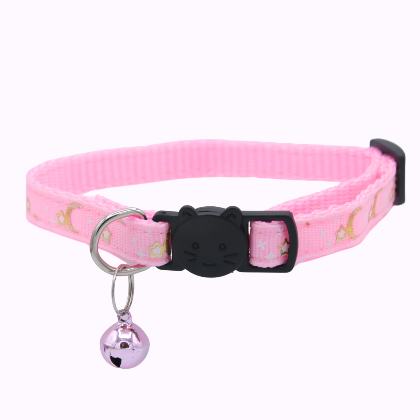 Pink Celestial Nylon Cat Collar