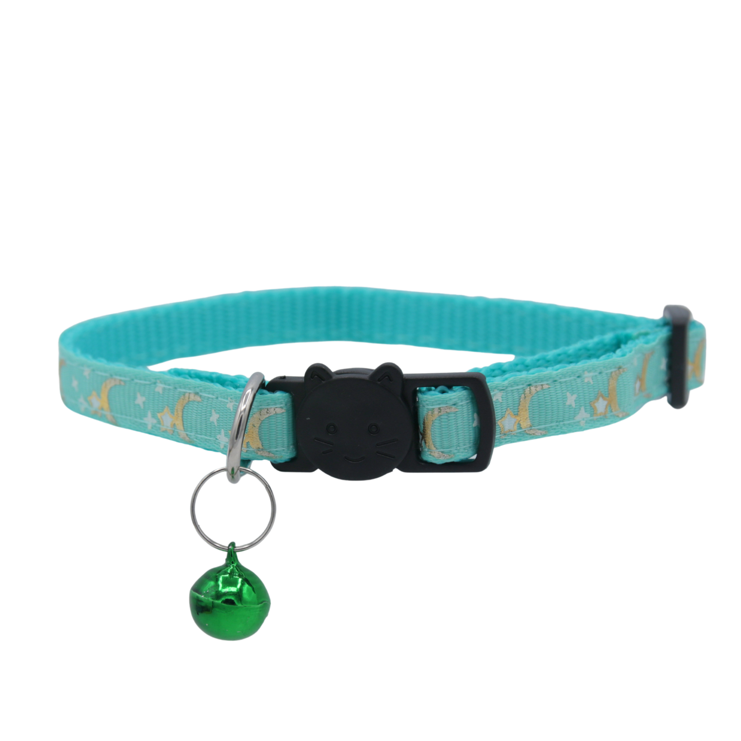 Aqua Nebula – Seafoam Celestial Nylon Cat Collar
