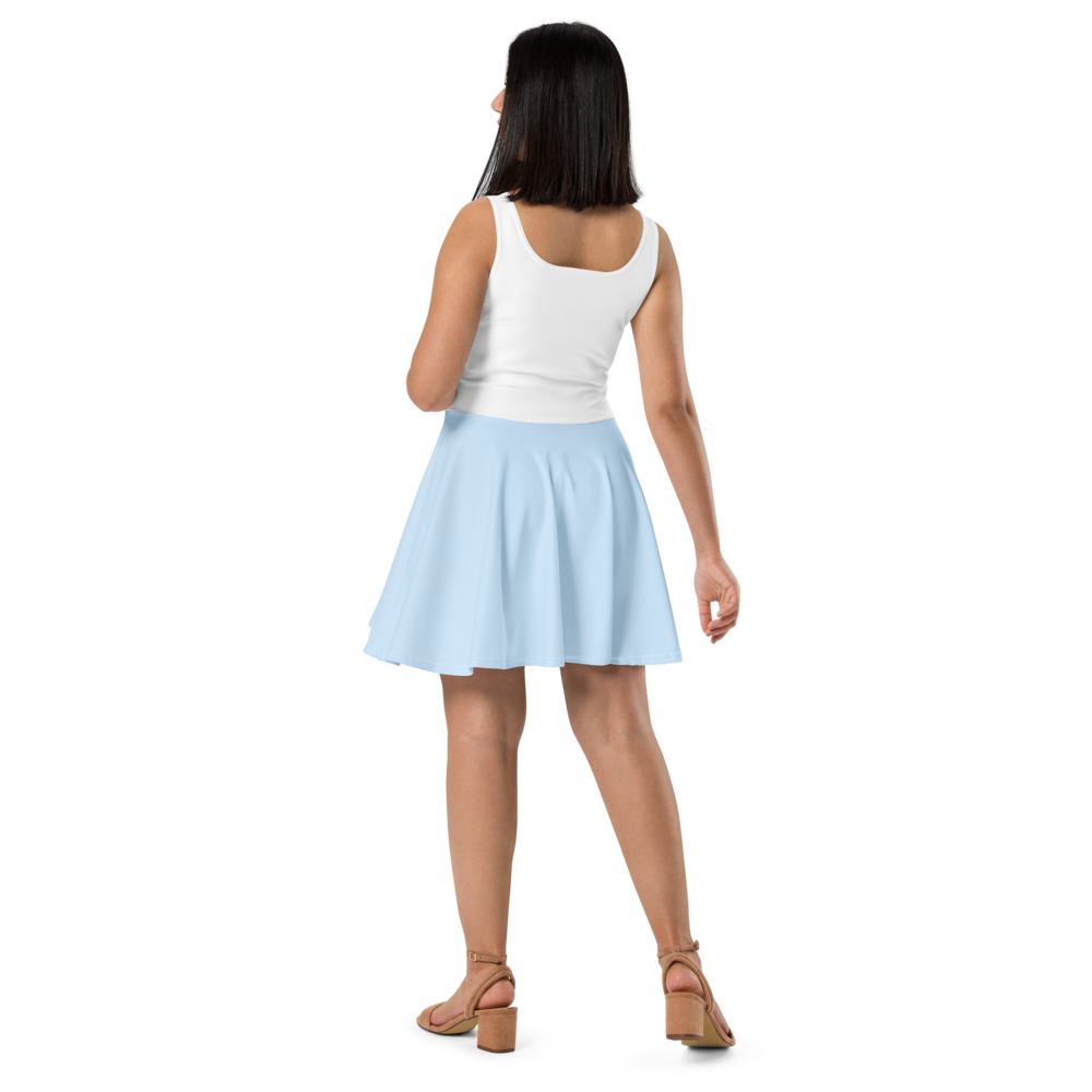 Wisdom & Water Skater Dress – Light Blue Casual Cosplay