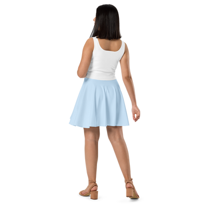 Wisdom & Water Skater Dress – Light Blue Casual Cosplay