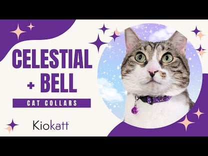 Red Celestial Nylon Cat Collar