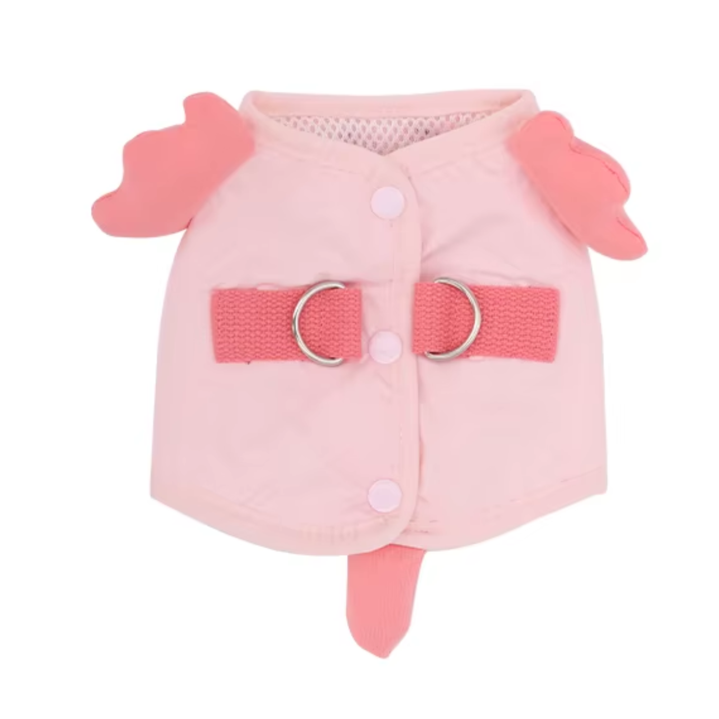 Pink Axolotl Cat Harness + Leash Set