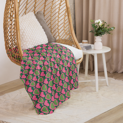 Thunder & Nature Sherpa Blanket – Cozy Warrior-Inspired Comfort