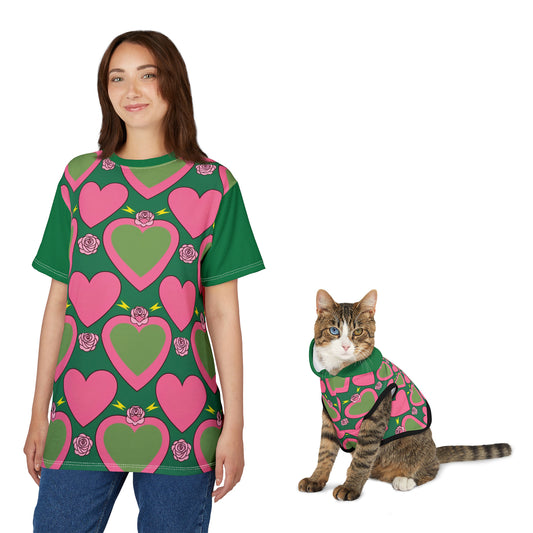 Celestial Companions – Thunder & Roses Matching Clothing Set for Pet Parents & Cats